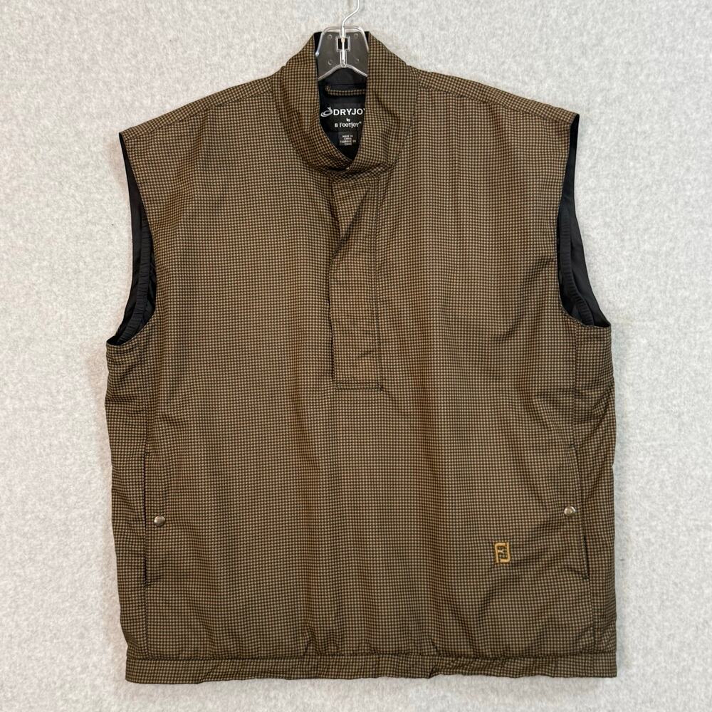 FootJoy Brown Check Golf Vest